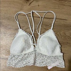 White Victoria Secret bralette